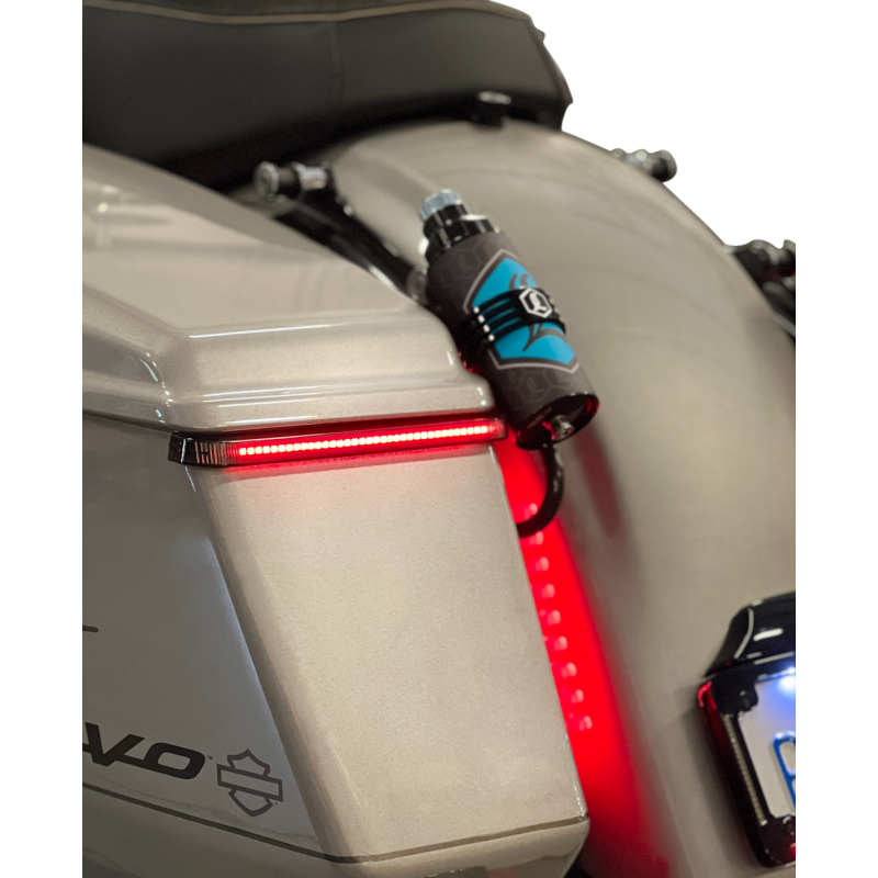 Low-Profile Bagz - Smoked lens/red turn signals (Sequential)