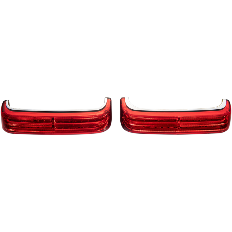 ProBEAM BAGZ Saddlebag Lights Chrome/Red
