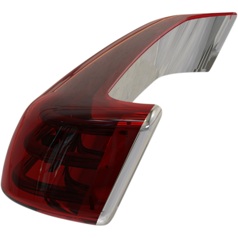 ProBeam Bagz Saddlebag Lights - Chrome w/ red lens