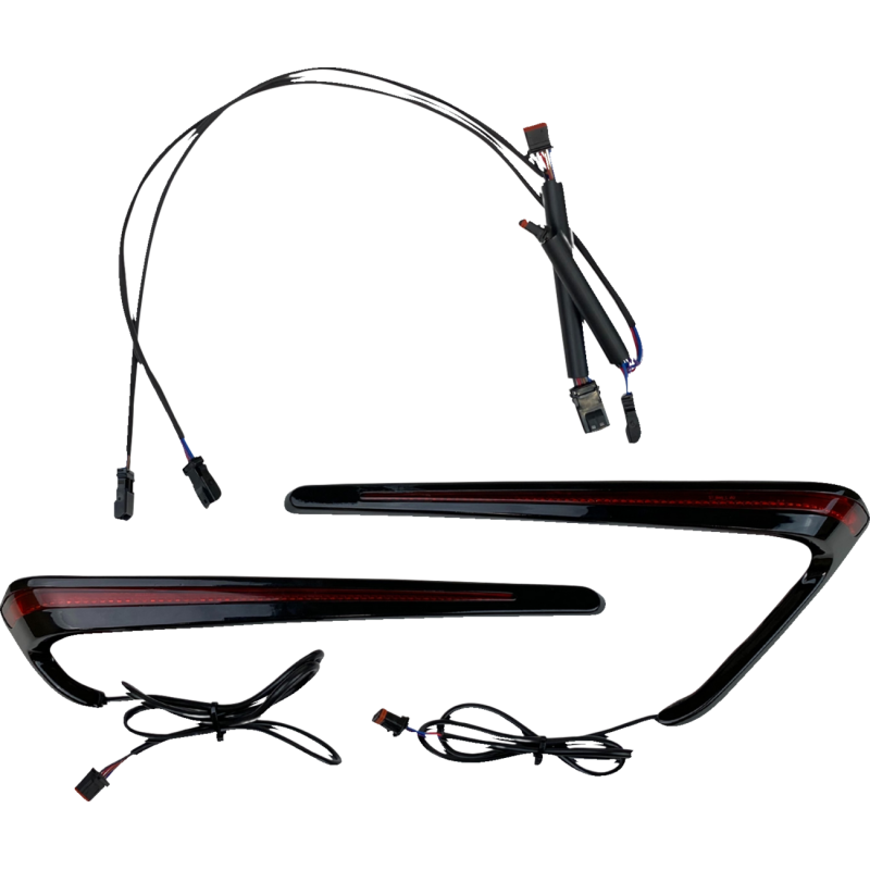 Saddlebag LED Lights - Red Lens