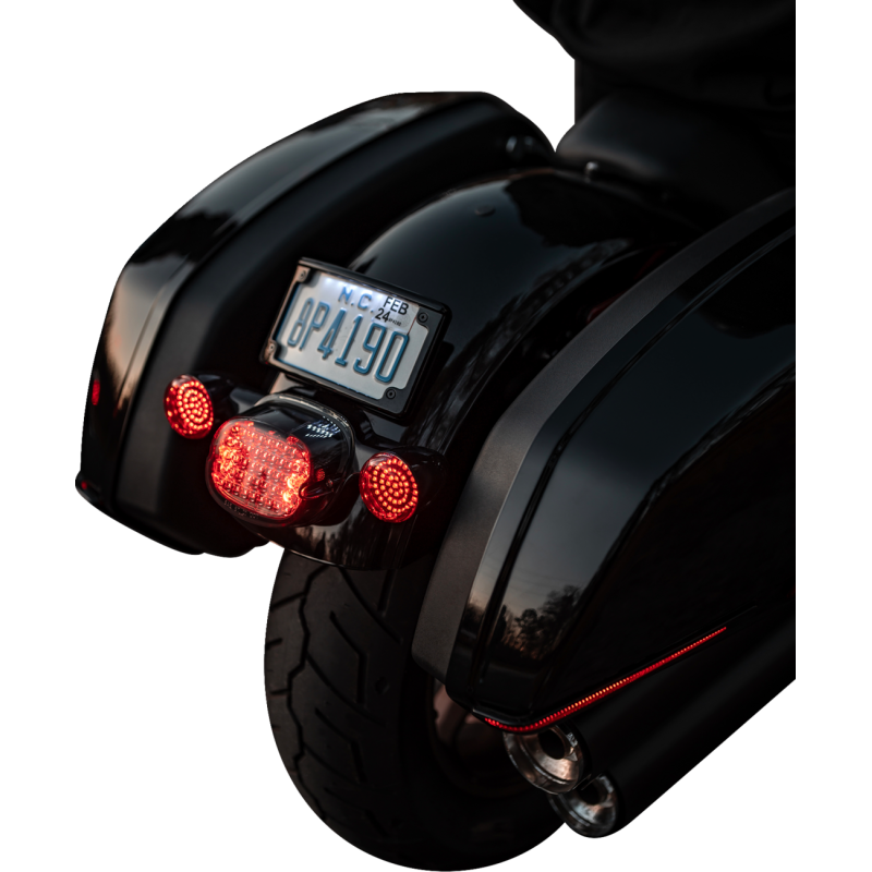 Saddlebag LED Lights - Red Lens