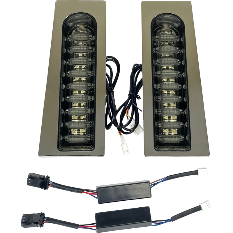 ProBEAM Fillerz Saddlebag LED Lights - Chrome/Smoke