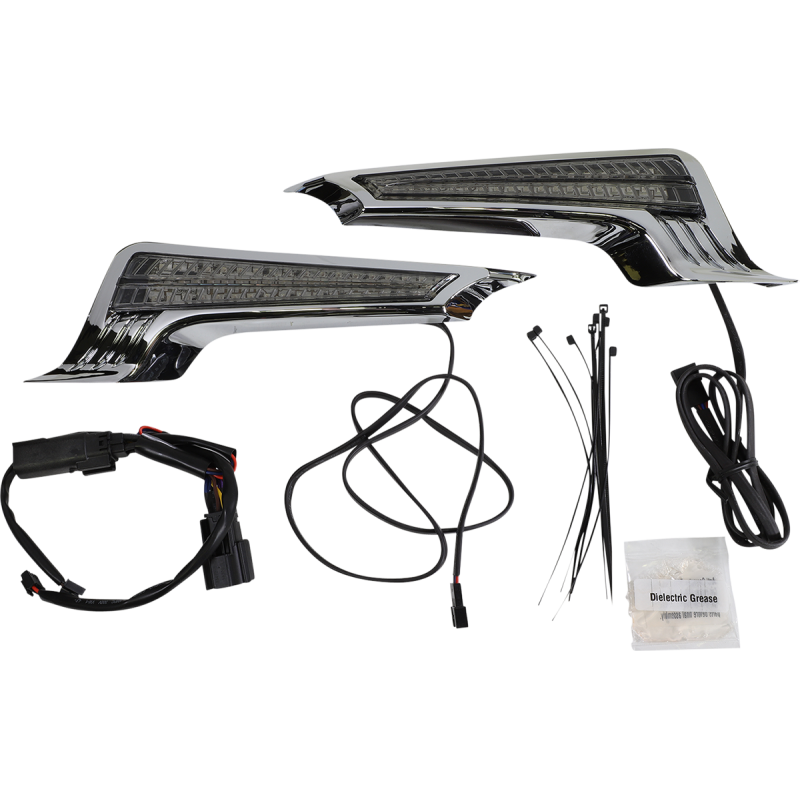 Filler Panel Lights Chrome/Smoke/Red