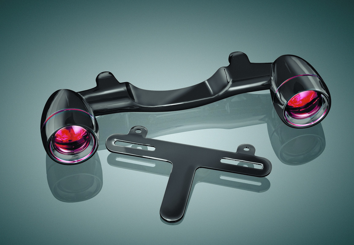 Bullet Light Rear Turn Signal Bar Gloss Black