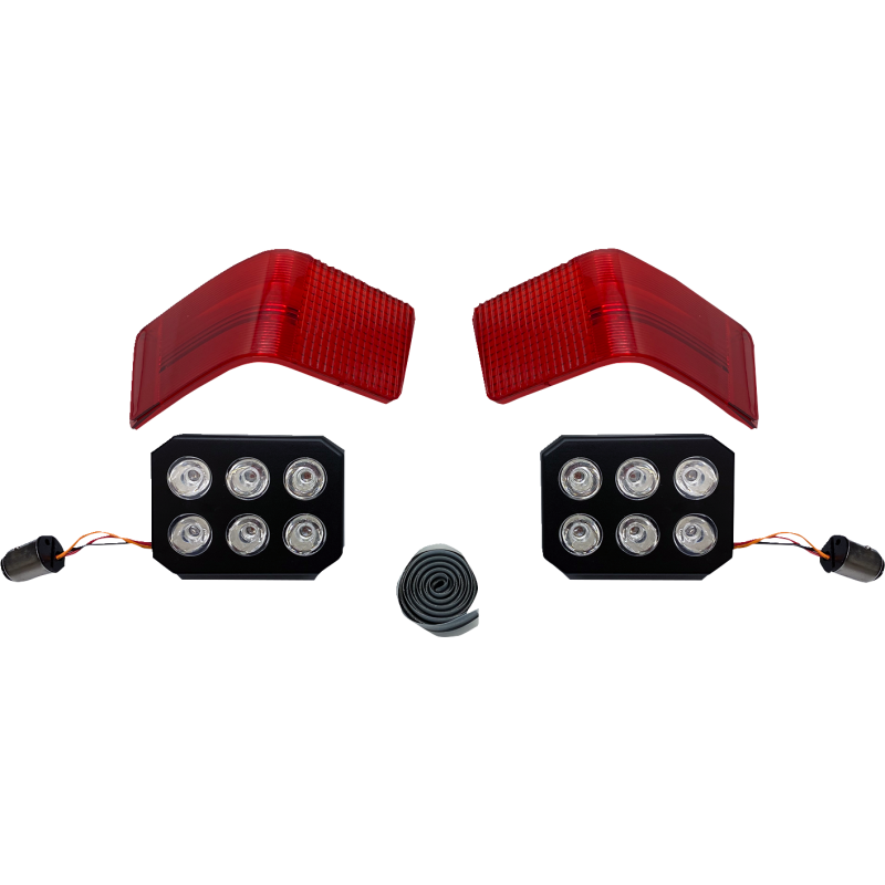 LED Tour-Pak Run/Brake Lights With Lenses