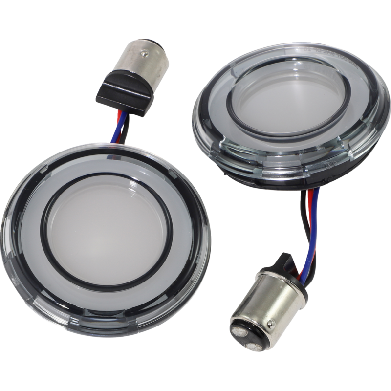 Tracer LED Front Turn Signal Conversion Amber/Amber Smoke Lens