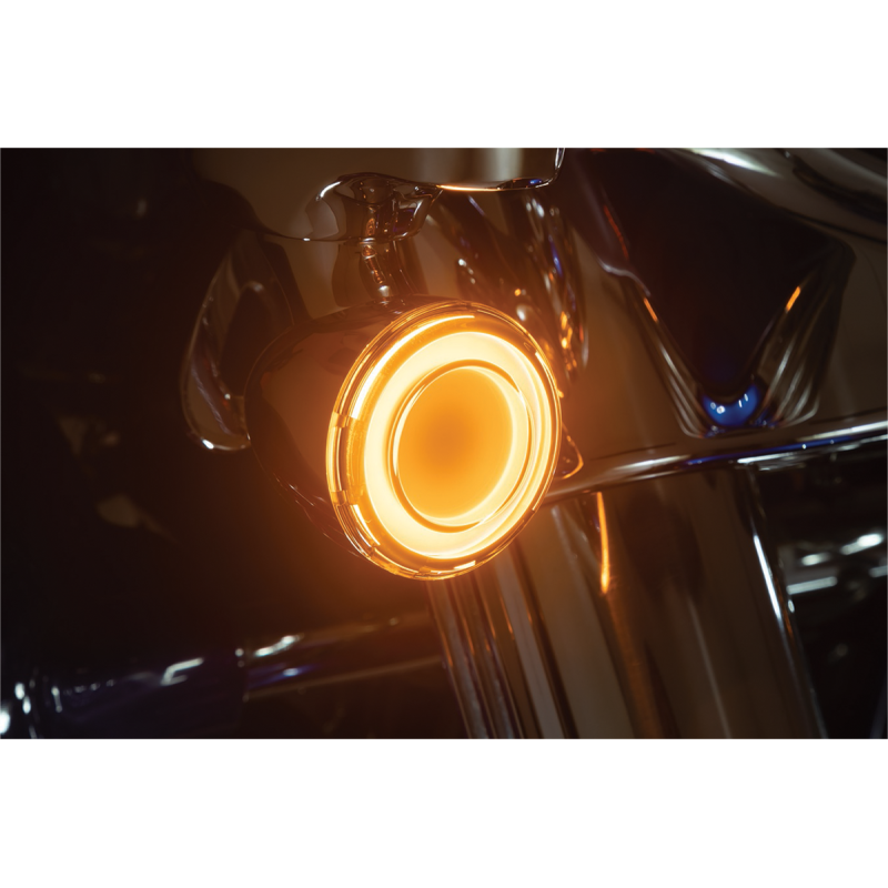 Tracer LED Front Turn Signal Conversion Amber/Amber Smoke Lens