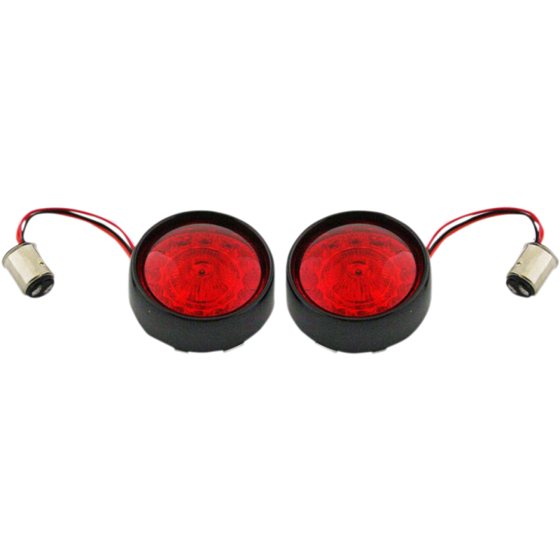 Custom Dynamics ProBEAM Bullet Bezel 1157 Red Ring Rear Turn Signal Inserts