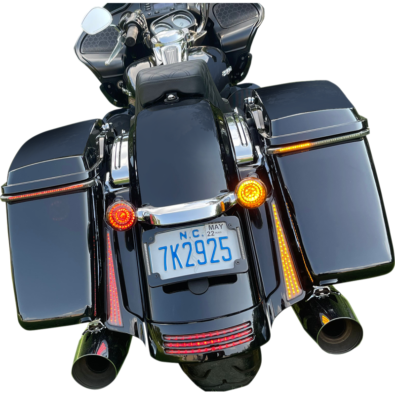 Smart Amber/Red LED 1157 Bullet Turn Signal Inserts