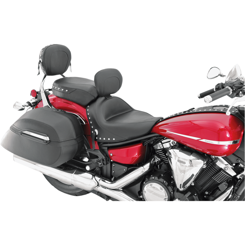 Vintage Wide Touring Seat with Driver Backrest