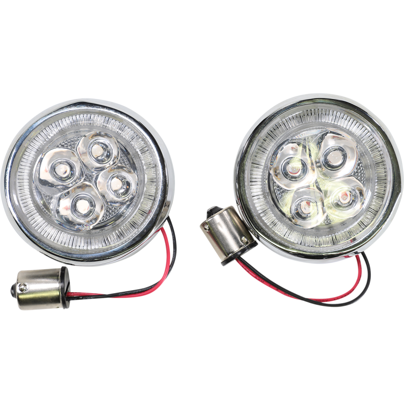 Fang Insert 1156 Rear Chrome/Clear