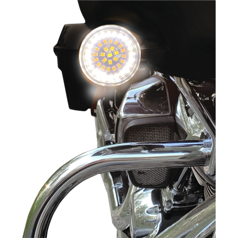 Drag Specialties Front Dual-Ring Turn Signal Inserts