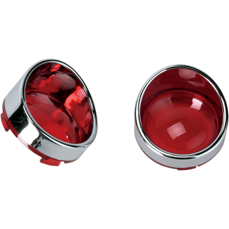 Visor-Style Bezel and Lens - Red