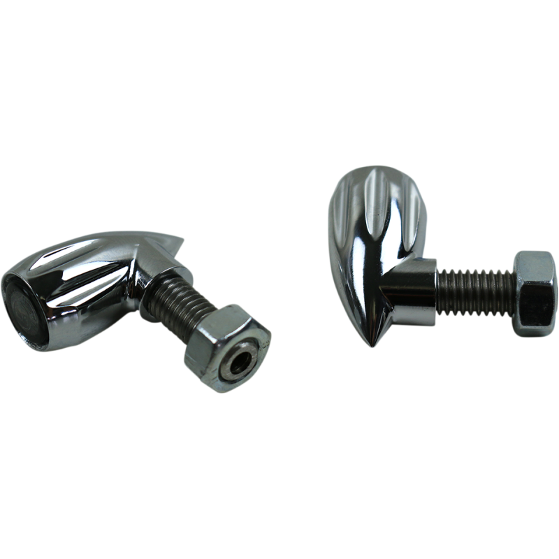 Neowise 3-1 Bullet Rear Indicators Grooved Chrome