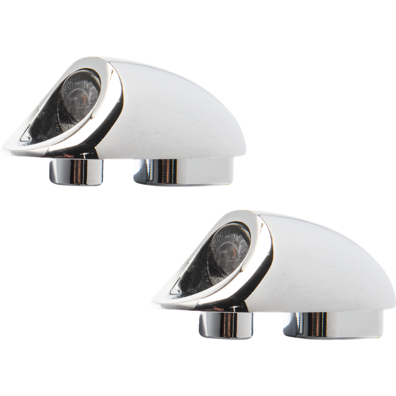Neowise 3-1 Mini Fender Strut LED Indicators Chrome