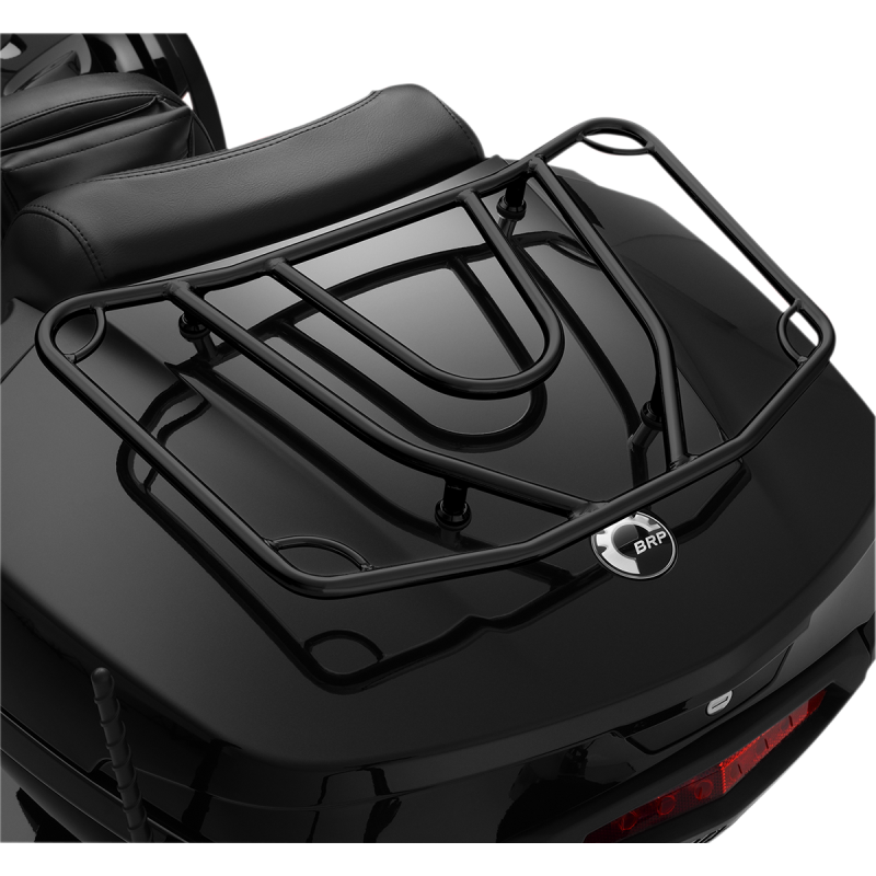 Tour Trunk Luggage Rack, Black Satin