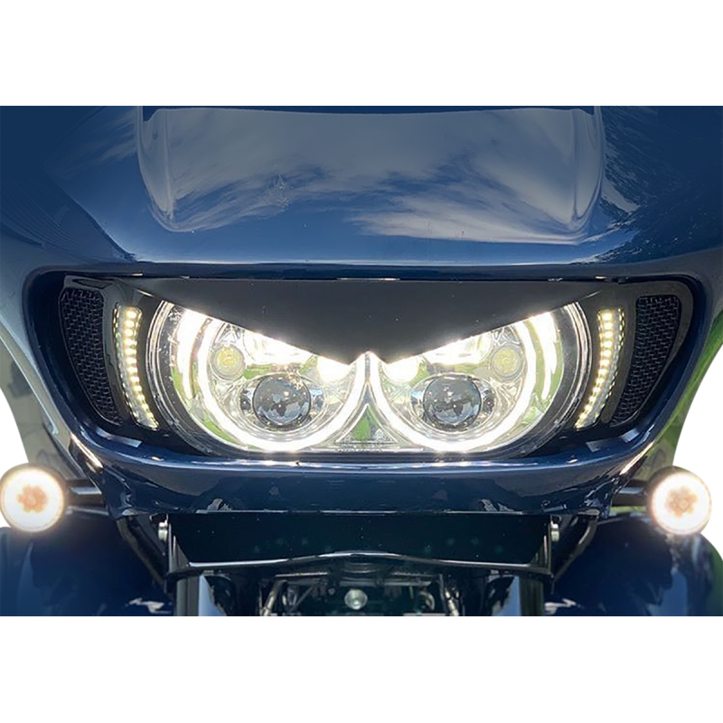 Vent Inserts Gloss Black (Black Mesh)