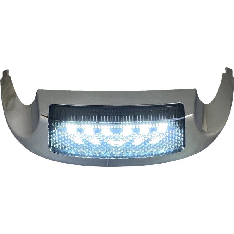 Chrome Assembly, White LED, Smoke Lens