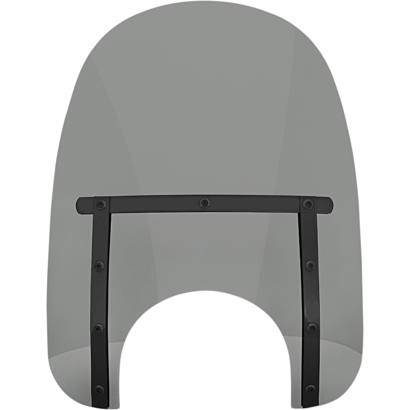 Memphis Slim 17" Windshield - "Night Shades" black smoke (9" Cutout)