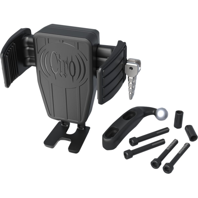 Cybercharger Phone Holder with Black Perch Mount