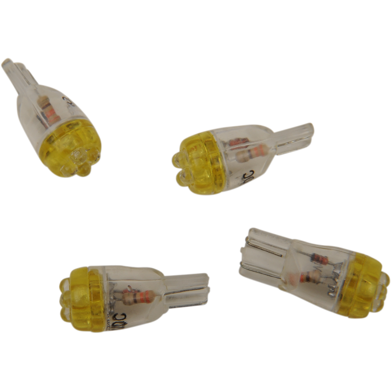 Drag Specialties Mini Wedge LED Bulbs