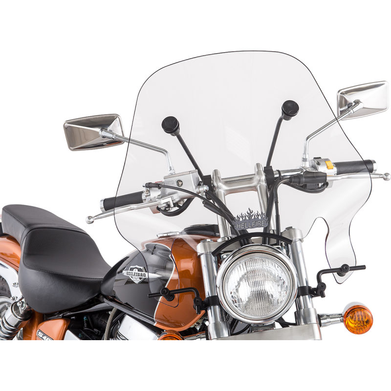 Hellfire Cruiser Shield Clear 18" H x 19" W