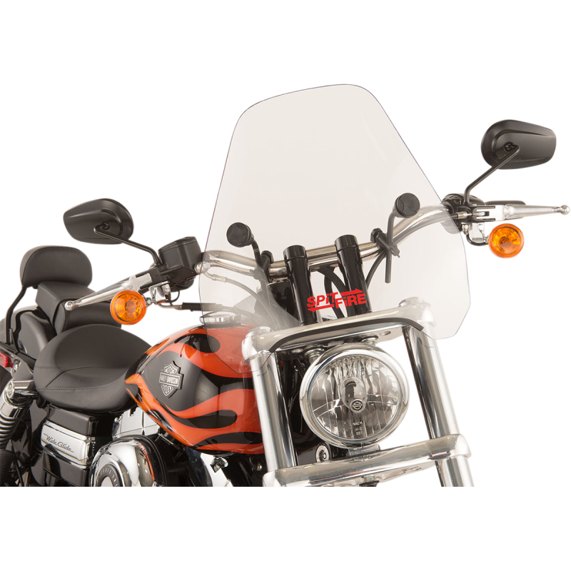 Spitfire Sport Shield Clear w/ 7/8" and 1" black hardware