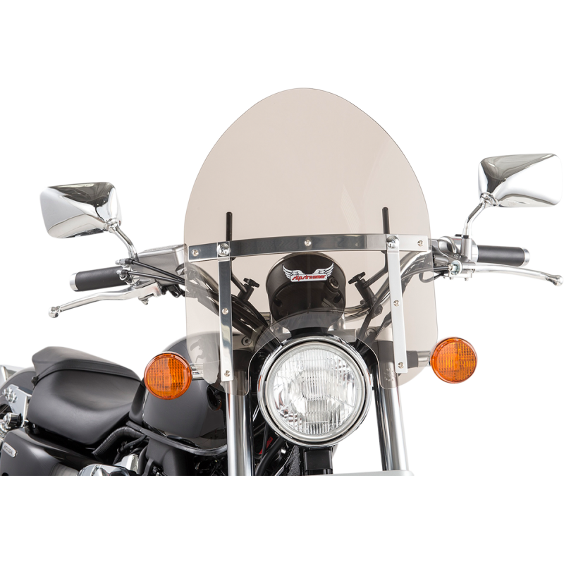 Mini Police Windshield Smoke with hardware kit