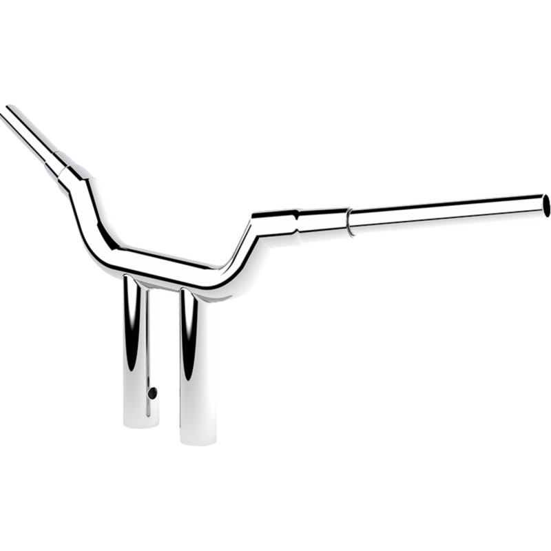 Chrome 10" End Rise 1 1/2" Valley Handlebar