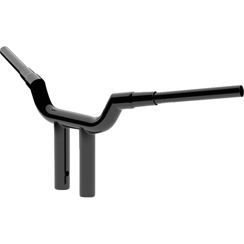Gloss Black 10" End Rise 1 1/2" Valley Handlebar