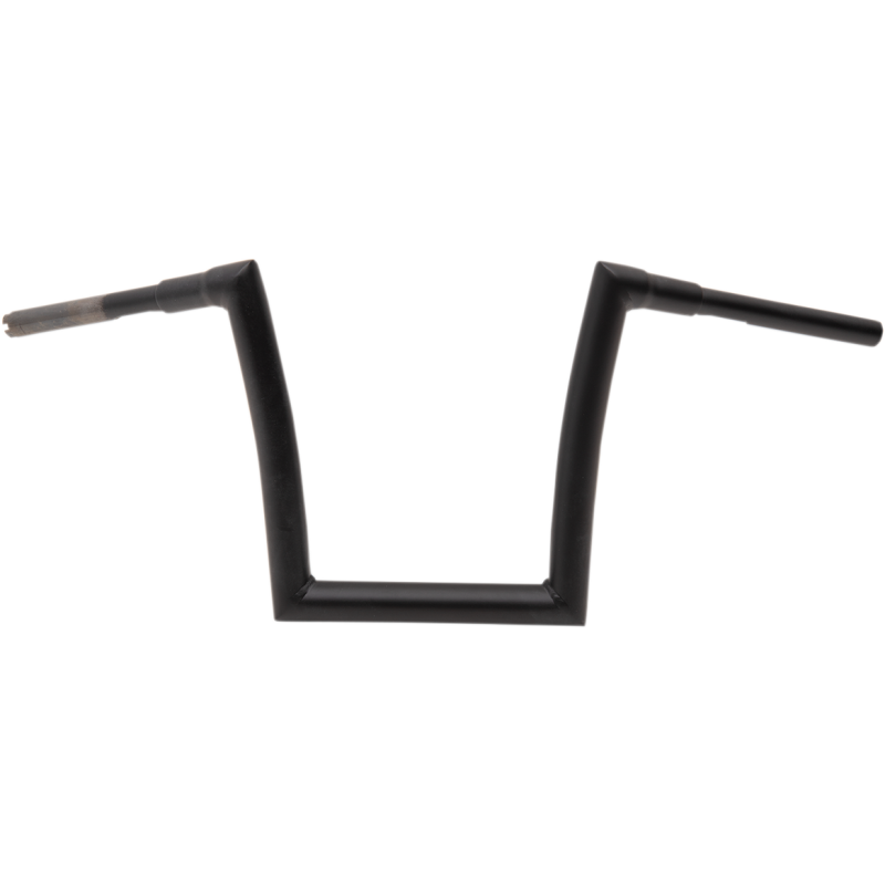 1 1/2" Strip Handlebar - Flat Black, 12" End Rise