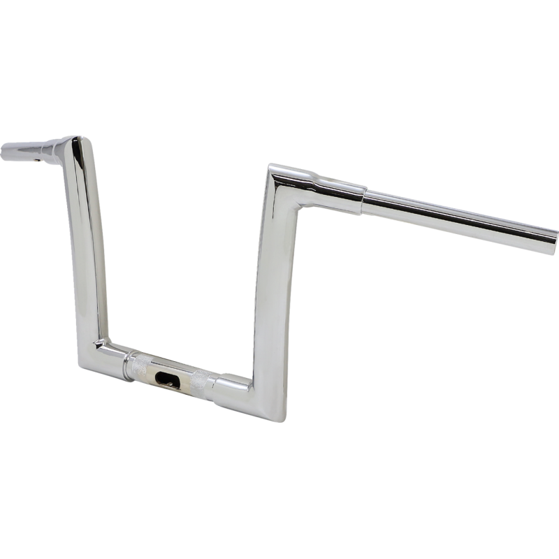 1 1/2" Strip Handlebar - Chrome, 10" End Rise