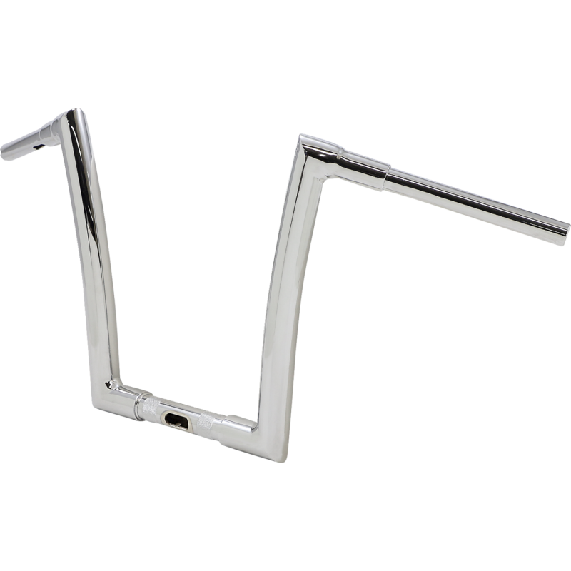 1 1/2" Strip Handlebar - Chrome, 14" End Rise