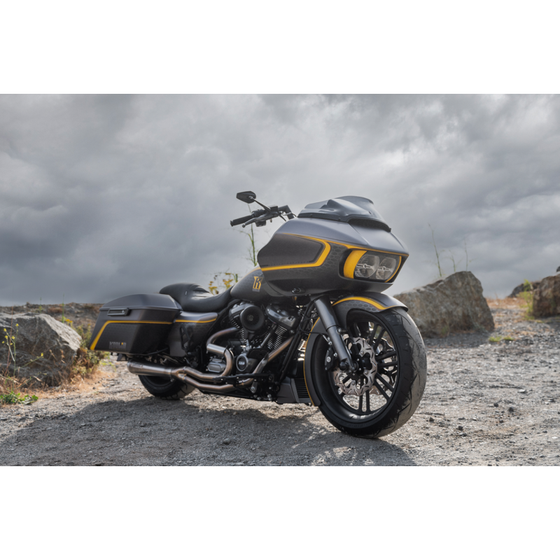 1 1/2" Super Fat Flowbar Handlebar - Black, 12 1/2" End Rise