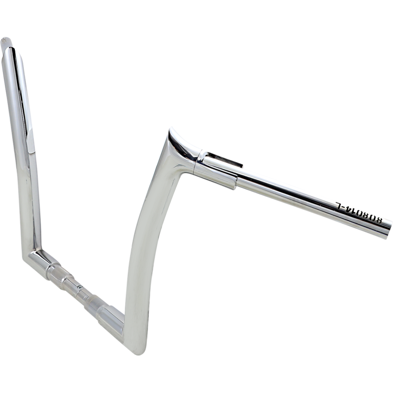 EZ Install Pointed Top Handlebar - Chrome, 14” Rise