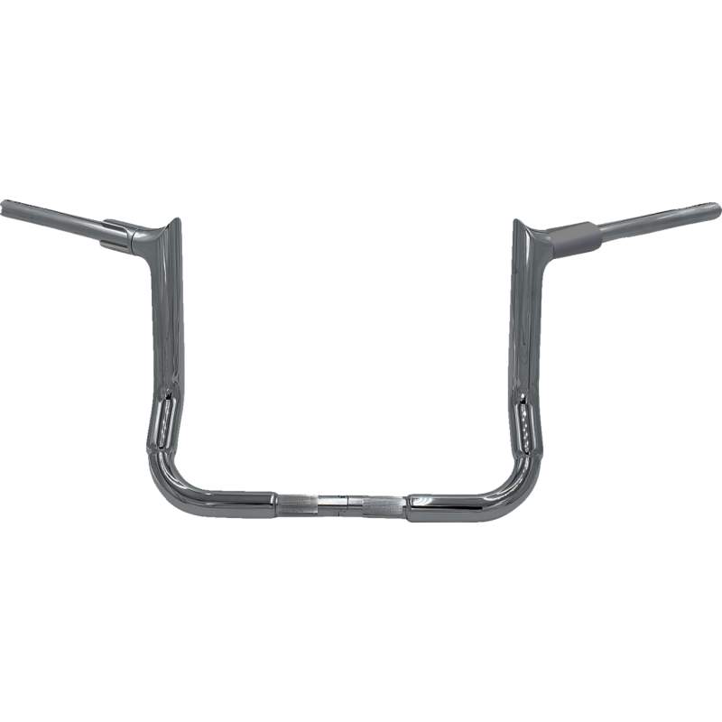 EZ Install Pointed Top Handlebar - Chrome, 12” Rise