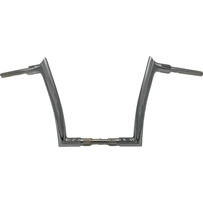EZ Install Pointed Top Handlebar - Chrome, 12” Rise