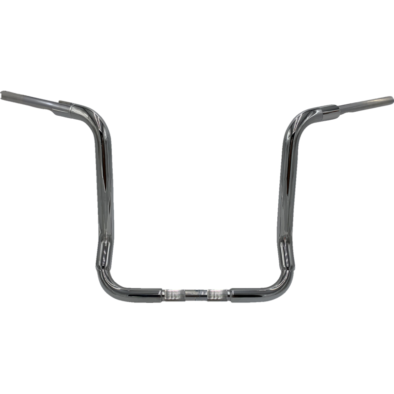 EZ Install Round Top Handlebar - Chrome, 16” Rise