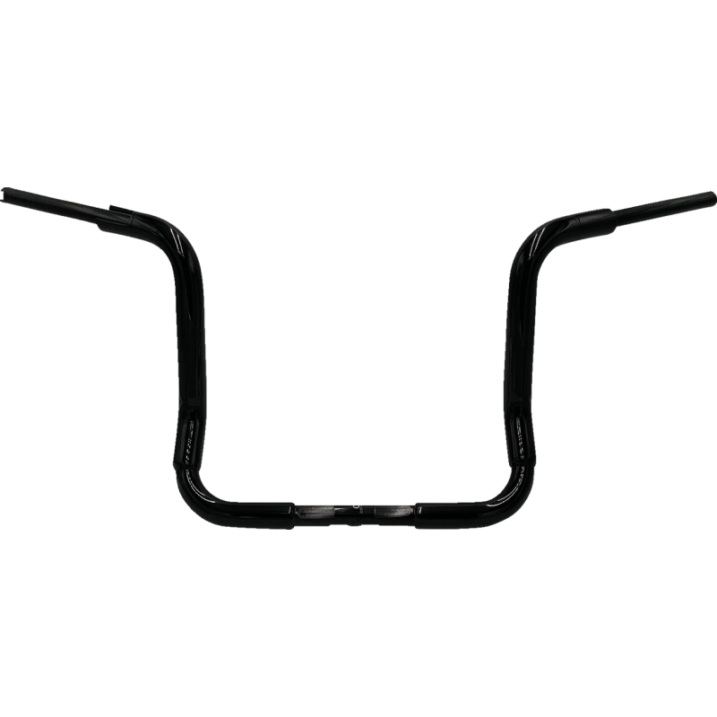 EZ Install Round Top Handlebar - Black, 14” Rise