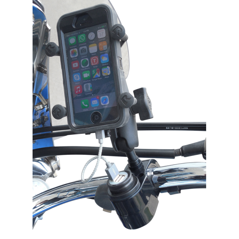 Black Dual USB Port Charger