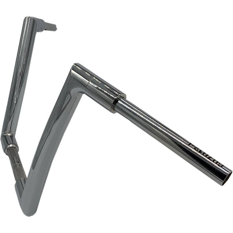 EZ Install Flat Top Handlebar - Chrome, 12” Rise