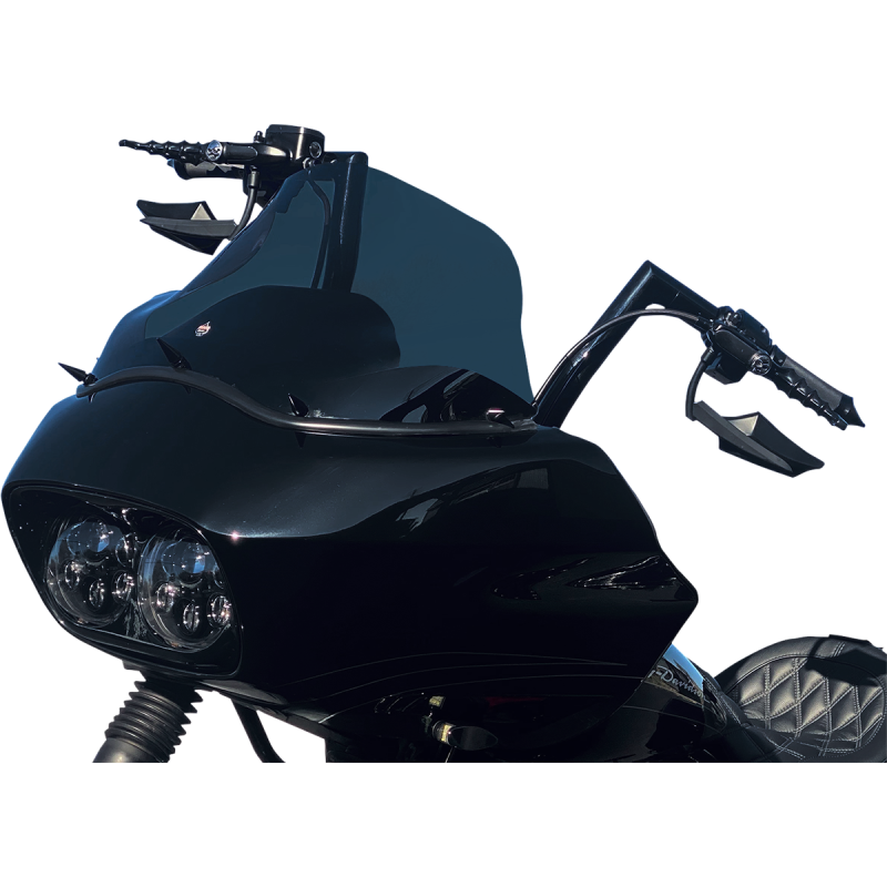 EZ Install Flat Top Handlebar - Gloss Black, 16” Rise