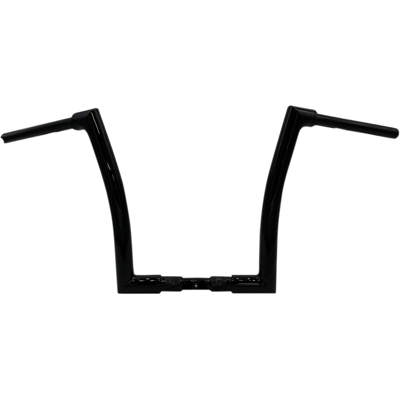 EZ Install Flat Top Handlebar - Gloss Black, 14” Rise