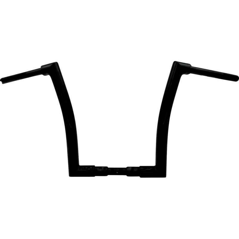 EZ Install Flat Top Handlebar - Gloss Black, 14” Rise