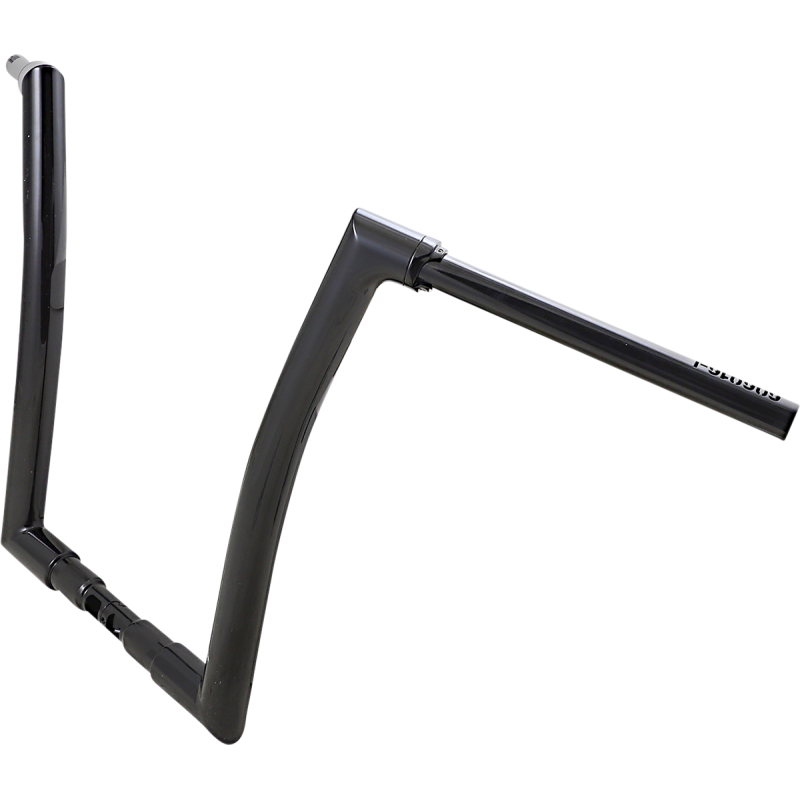 EZ Install Flat Top Handlebar - Gloss Black, 16” Rise