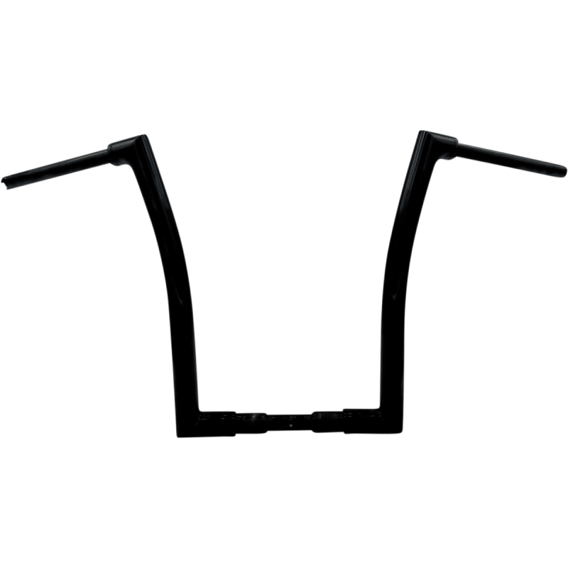 EZ Install Flat Top Handlebar - Gloss Black, 16” Rise