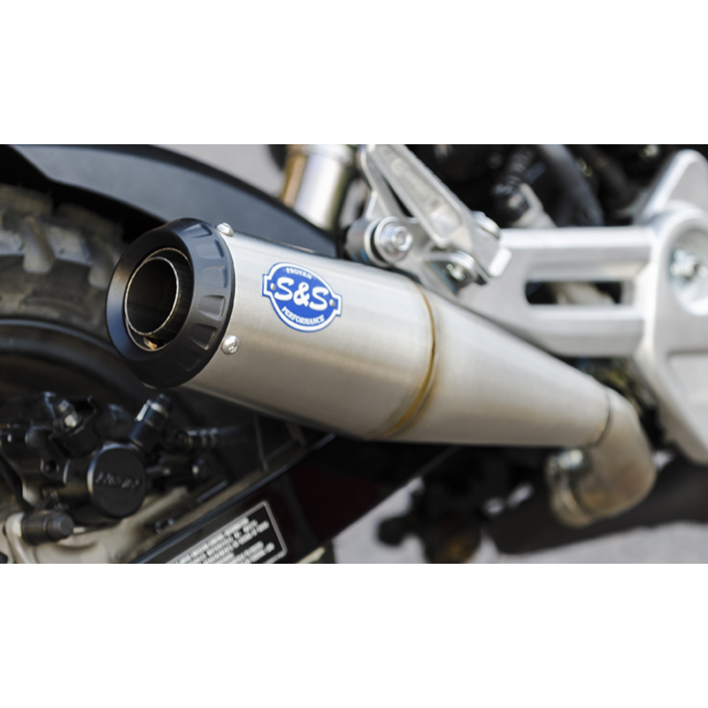 S&S Grand National Slip-On Muffler for Honda Grom 22-23