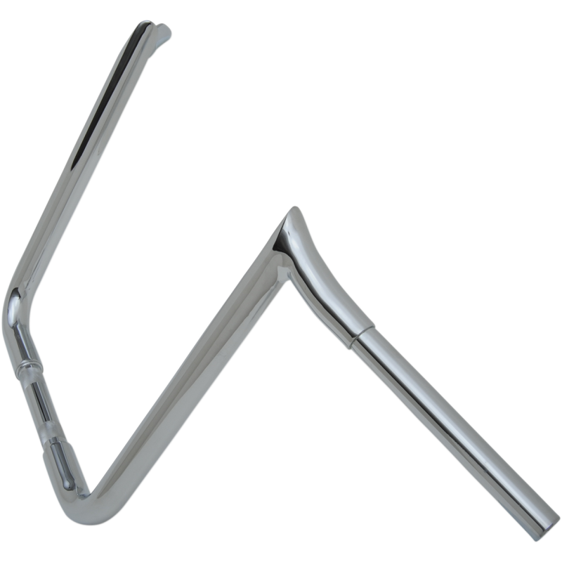 1 1/4" Prime Ape Handlebars, Chrome, 14" End Rise