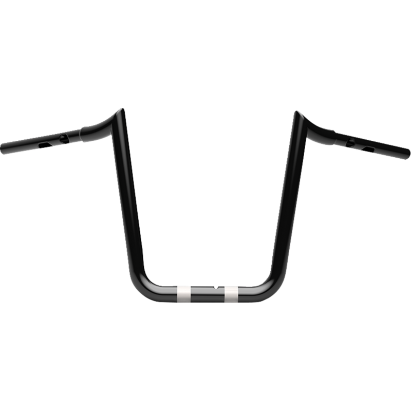 1 1/4" Prime Ape Handlebars, Black, 12" End Rise