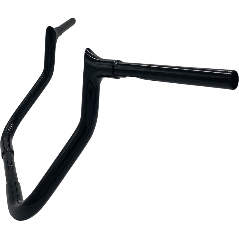 Reduced Reach Pointed Top Handlebar Gloss Black 11 Inch